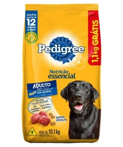 Alimento para Cães PEDIGREE Adultos Nutrição Essencial Carne 10.1kg Grátis 1.1kg
