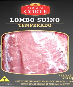 Lombo Suíno Temperado GRAN CORTE 700g