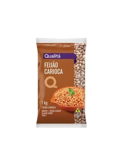 Feijão Carioca Tipo 1 Cores Qualitá Pacote 1kg