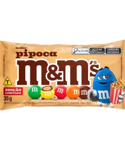 Confeito de Chocolate ao Leite Pipoca M&M's 35g
