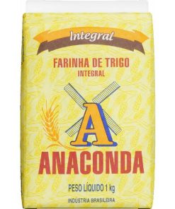 Farinha de Trigo Anaconda 1kg - Integral