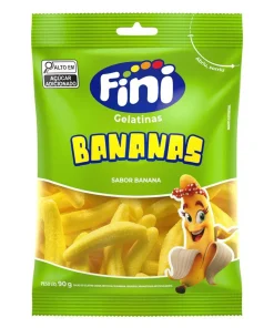 Bala de Gelatina Fini Bananas 90g